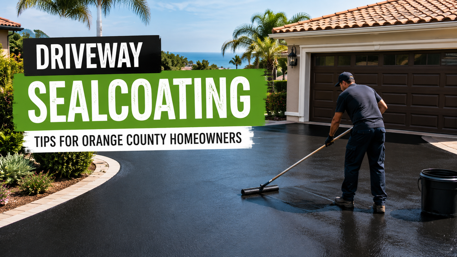 Driveway Sealcoating Tips for Orange County Homeowners